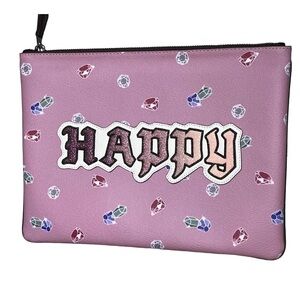 Disney x Coach: A Dark Fairy Tale HAPPY Snow White Seven Dwarfs Clutch